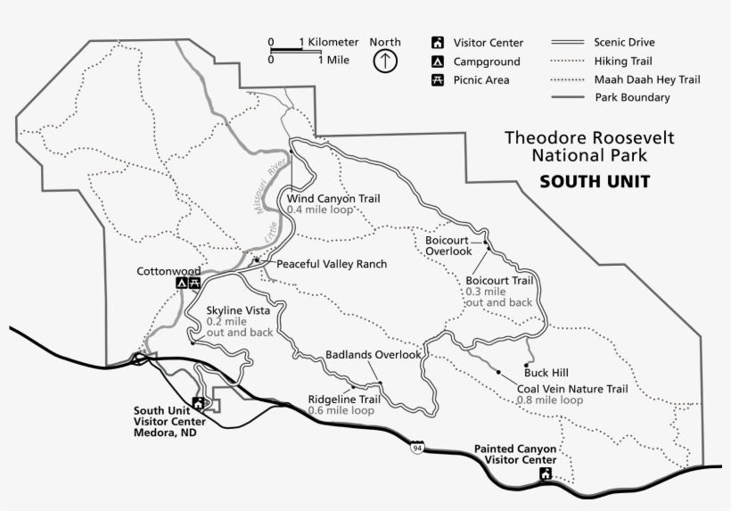 A Line Drawing Map Showing The South Unit's Boundary, - Map, transparent png #9317720