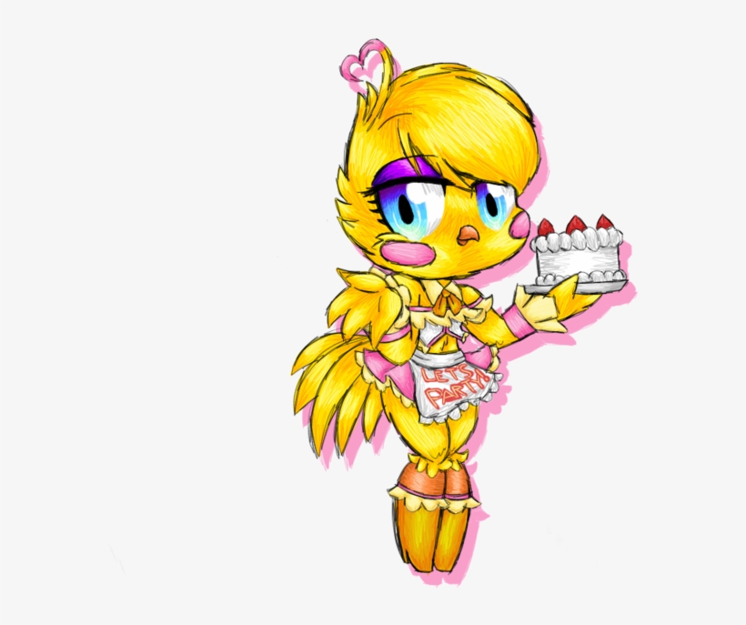 Fnaf Chibi Toy Chica Design By Sarah15378 - Фнаф Той Чика Арт, transparent png #9318038