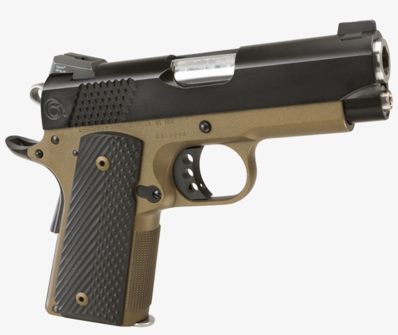 The Custom 1911 Officer Is The Perfect Carry Pistol - Colt Defender 1911 45 Acp, transparent png #9318114