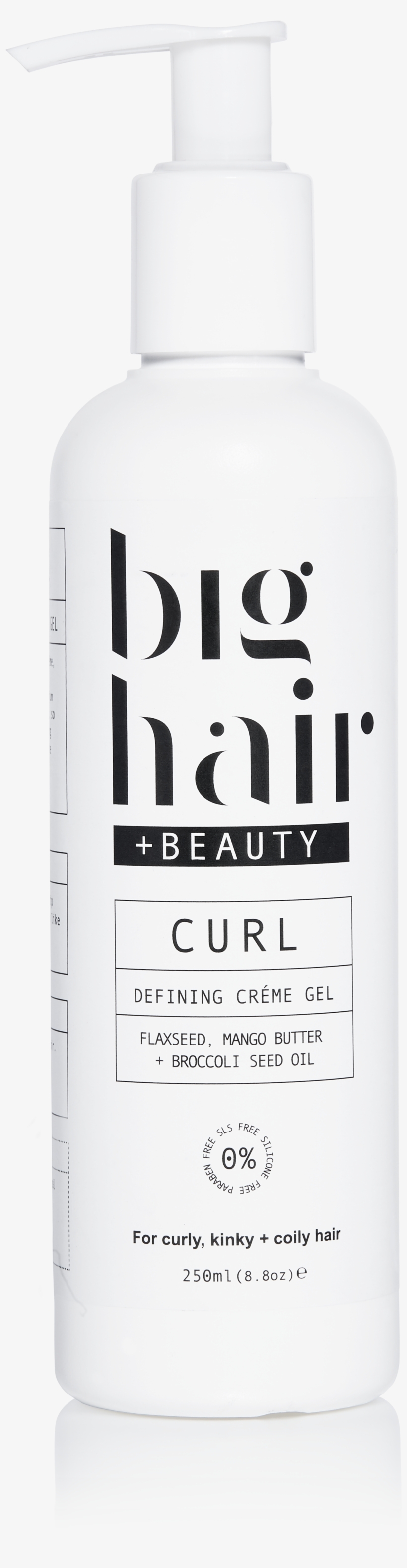 Curl Defining Cremé Gel 250ml - Plastic Bottle, transparent png #9318270