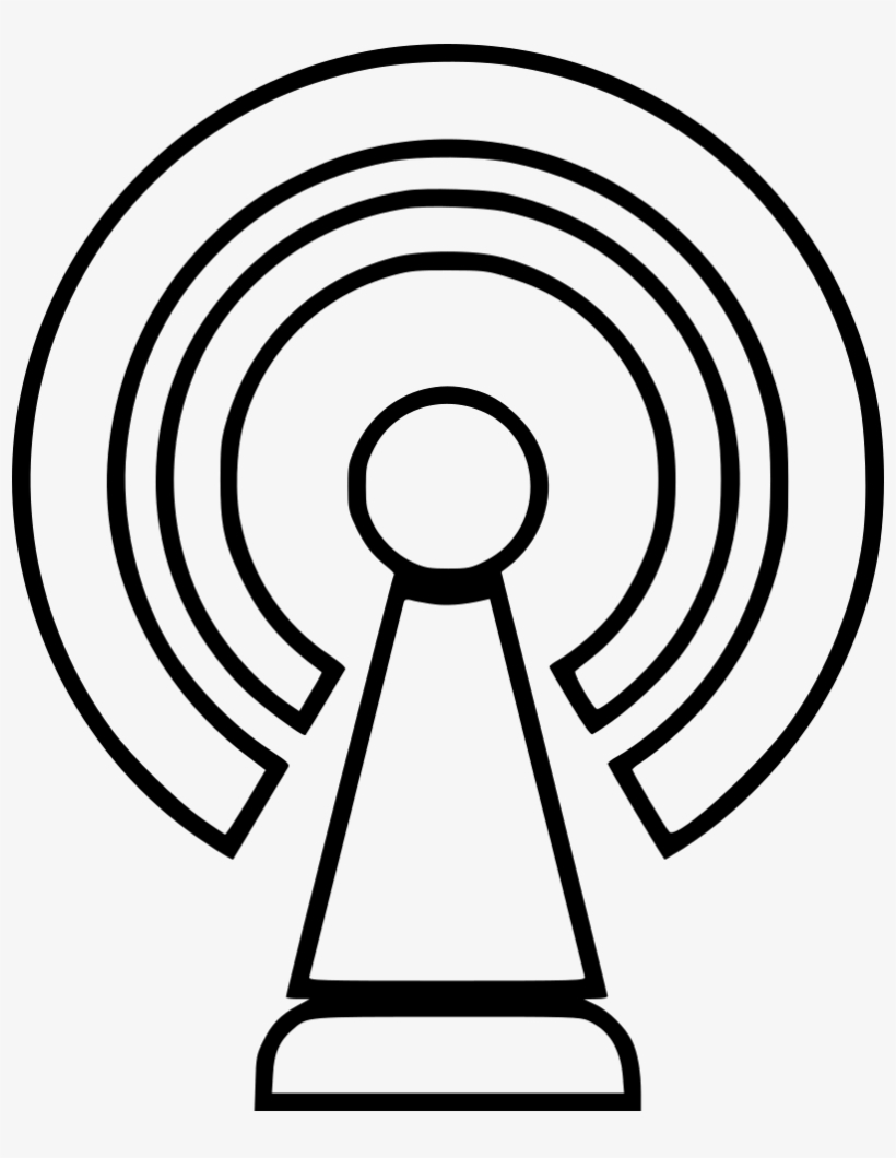 Clip Freeuse Library Internet Clipart Radio Signal - Circle, transparent png #9318486