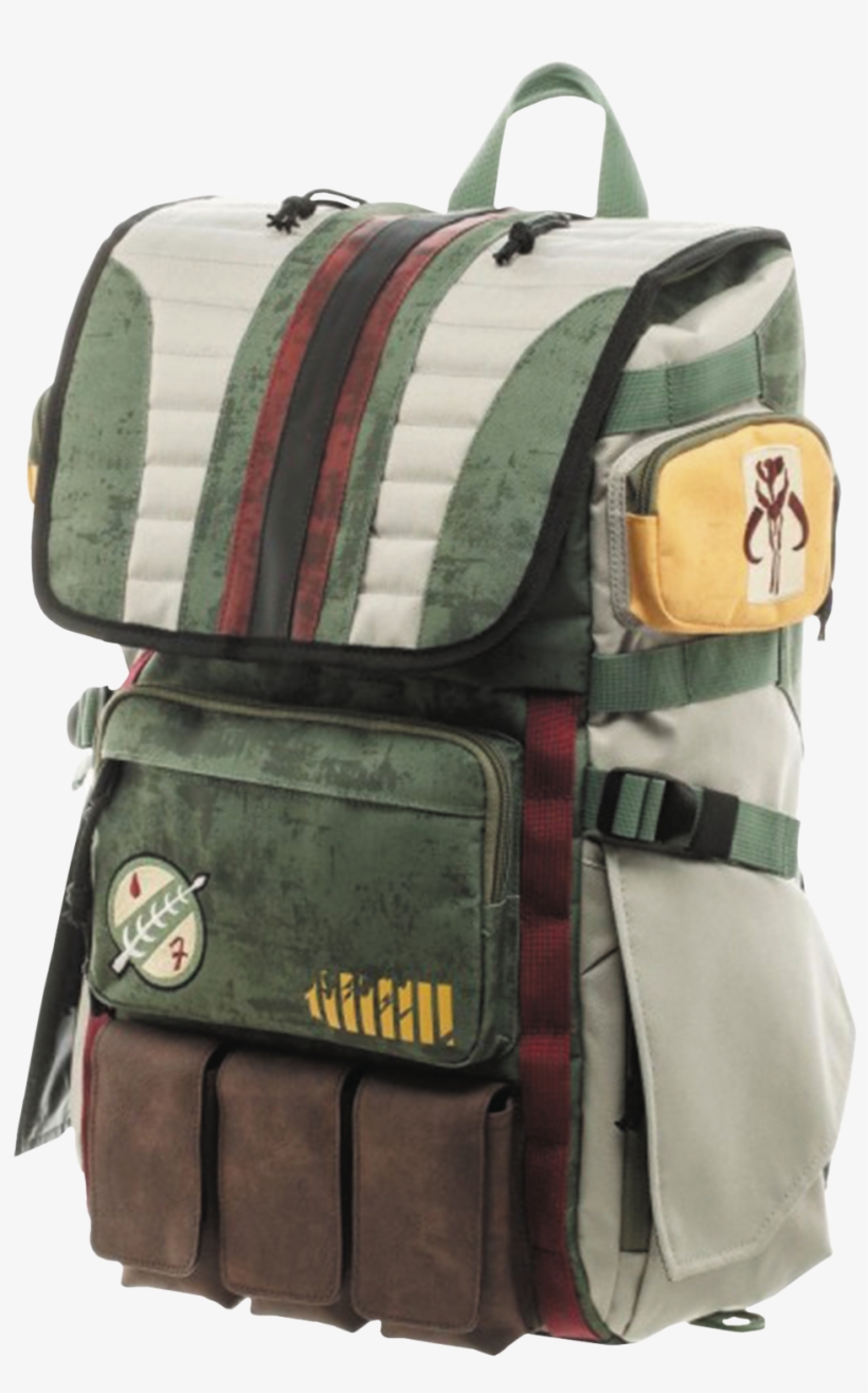 Star - Bioworld Boba Fett Backpack, transparent png #9318833