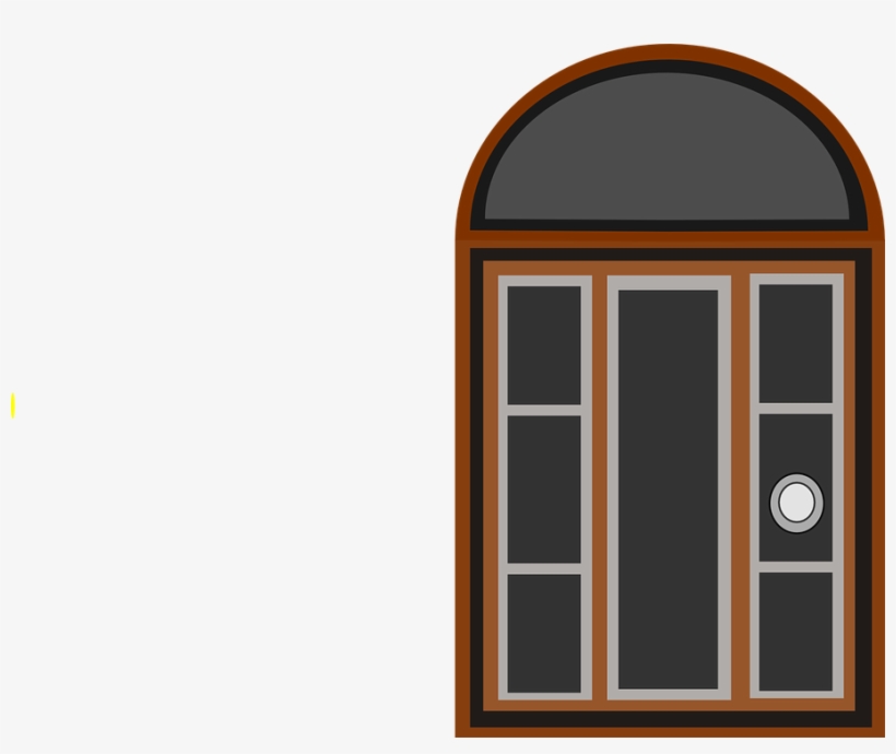 Rectangle Clipart House Door - Home Door, transparent png #9318894