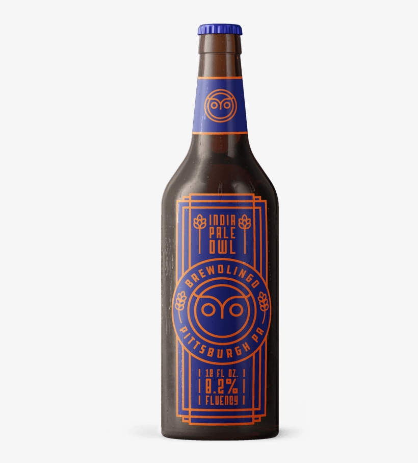 India Pale Owl - Beer Bottle, transparent png #9319012