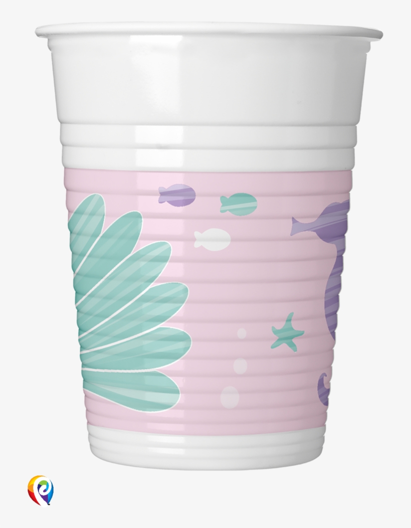 Party Under The Sea Party Plastic Cups - Table-glass, transparent png #9319974