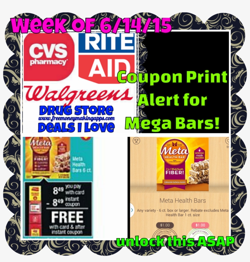 Drug Store Deals I Love Week Of 6/14/15 Cvs , Walgreens, - Rite Aid, transparent png #9320965