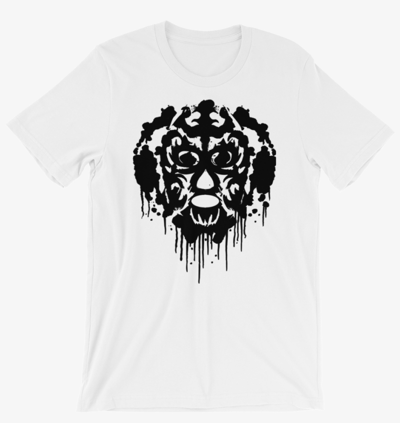"rorschach Lucha Black&white" Pro Wrestling Shirt - Lion, transparent png #9321076