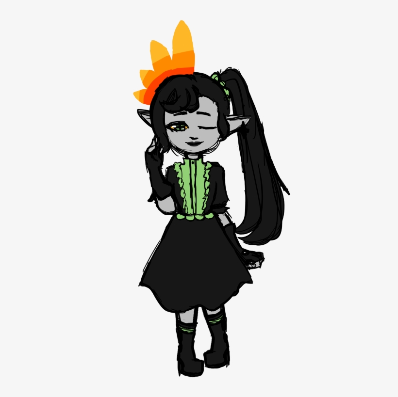 “heres An Alternative Design For Another Magical Girl - Cartoon, transparent png #9322026