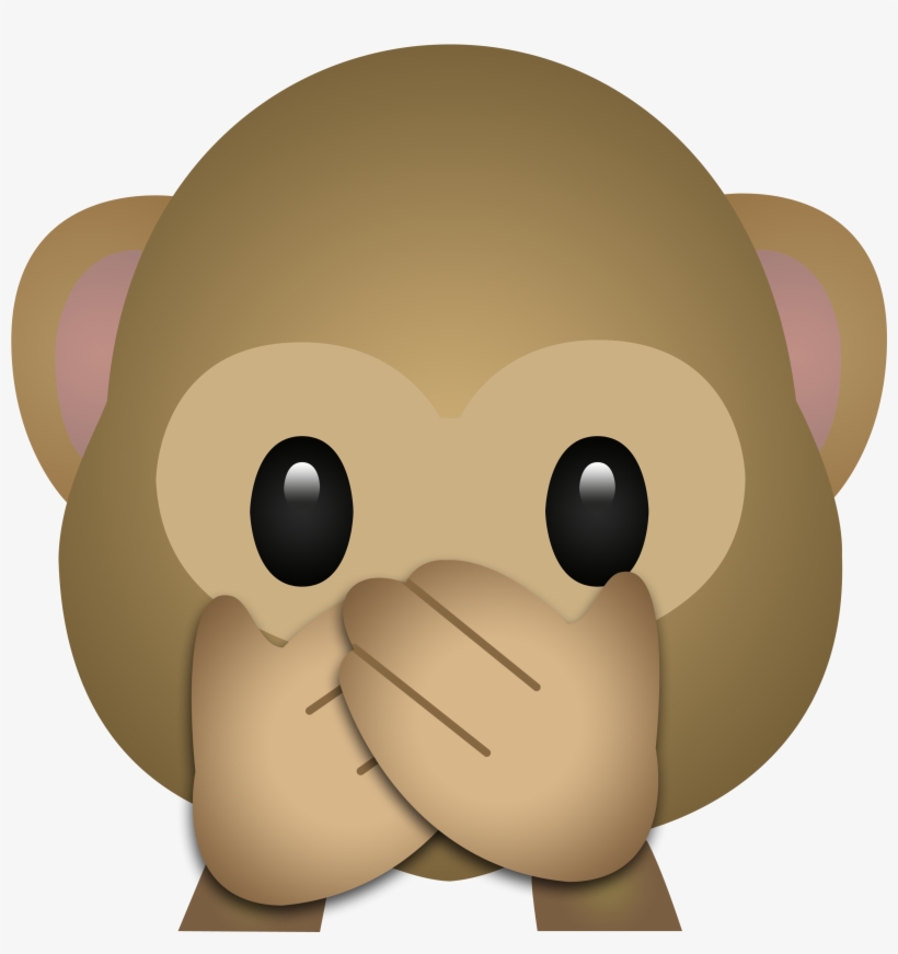 Printable Whatsapp Emojis Download Them Or Print Png - Silence Clipart, transparent png #9322057