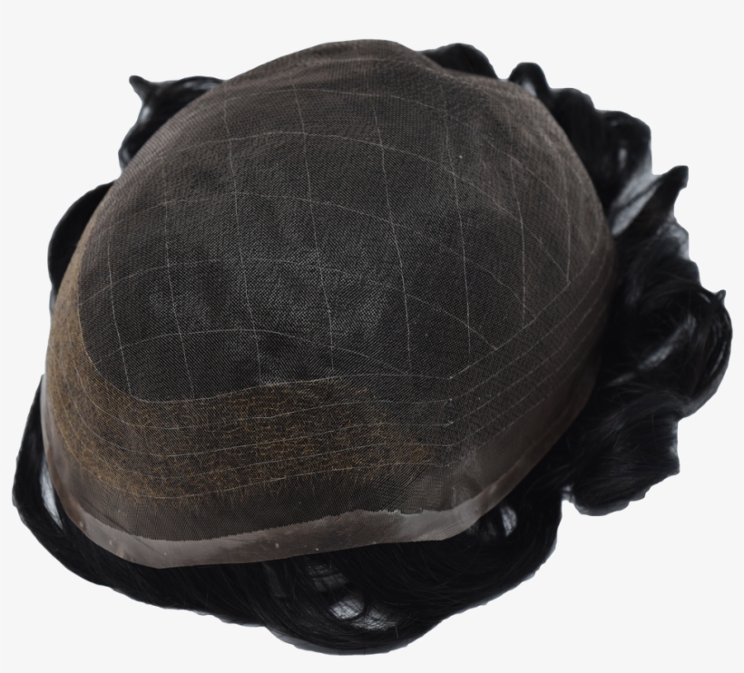 Toupee M110 Super Fine Welded Lace Hairpiece For Men - Invertebrate, transparent png #9322275