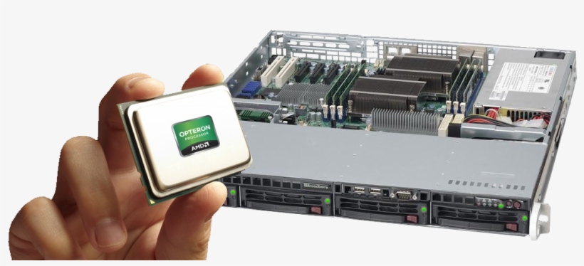 Amd Opteron 6300 Series Servers - Supermicro Cse 813mftq 441cb, transparent png #9323302