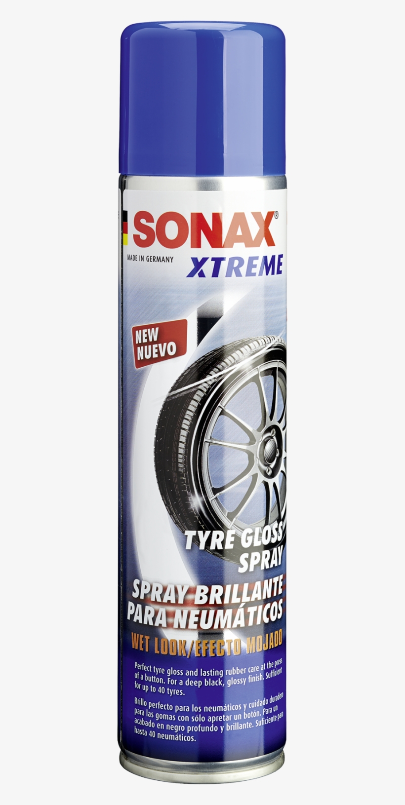 Sonax Xtreme Tyre Gloss Spray Wet Look - Sonax Sjaj Za Gume, transparent png #9324066