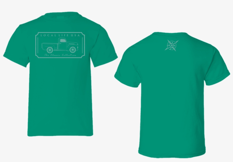 Classic Truck Short Sleeve Tee - T-shirt, transparent png #9325247