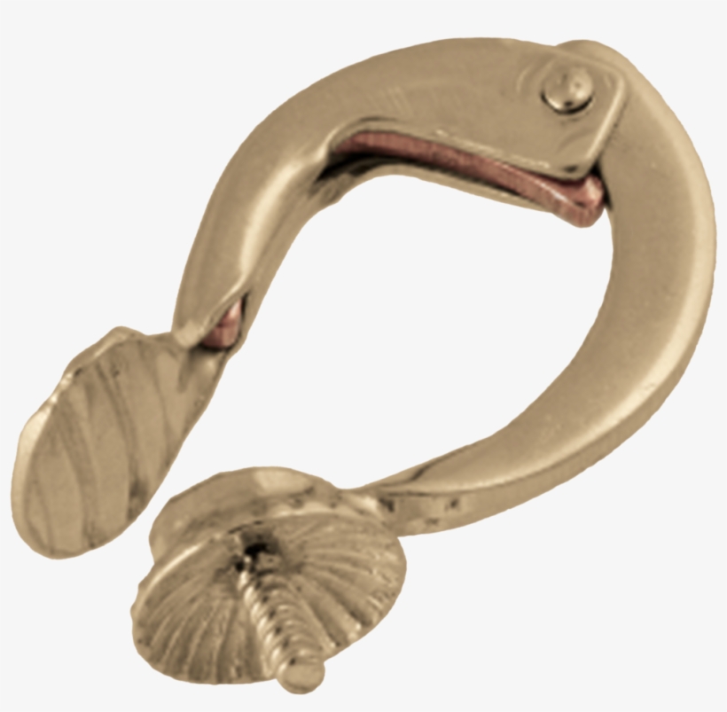 Ear Clip With Cup 585/- Yellow Gold - Electric Eel, transparent png #9325368