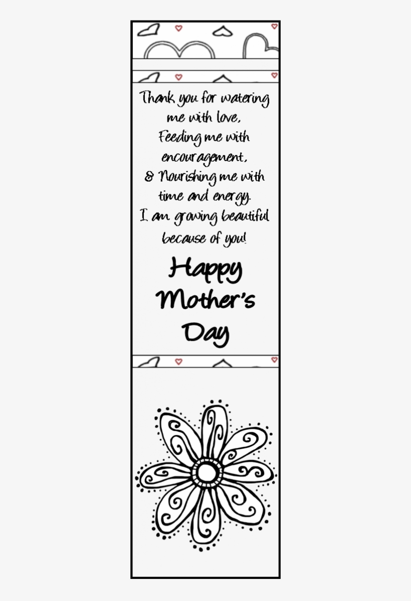 Dark Coloring Name Dark Coloring Complementary Dark - Mothers Day Book Marks, transparent png #9325463