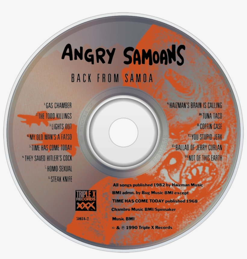Angry Samoans Music Fanart Fanart - Cd, transparent png #9325471