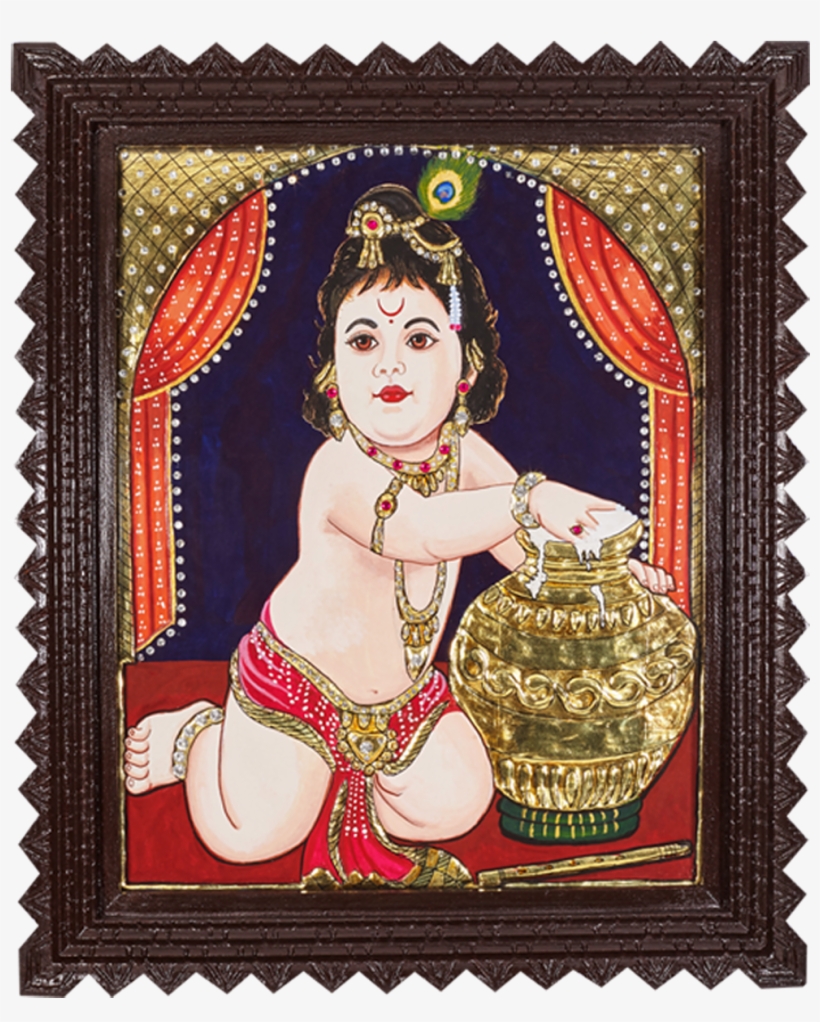 Mrs Saraswathi Has Been Selling About 12-15 Paintings - Postage Stamp, transparent png #9326159