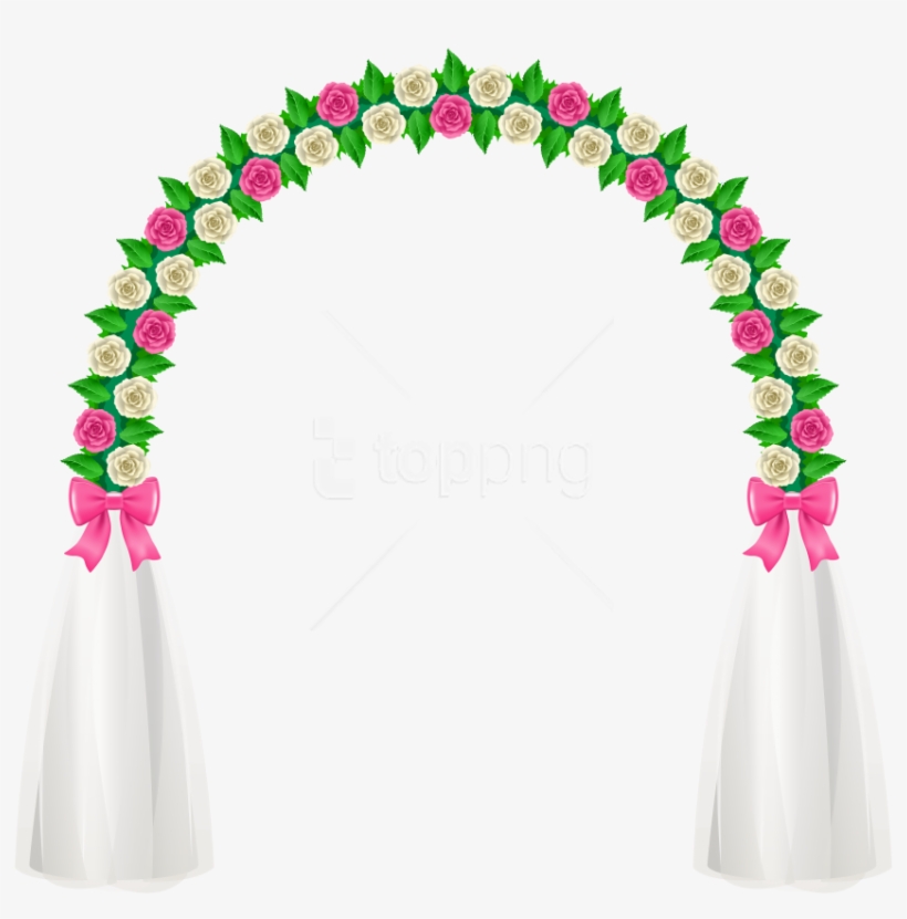 Free Png Download Wedding Arch Clipart Png Photo Png - Wedding Arch Vector, transparent png #9327117