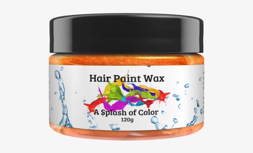 Orange- Hair Paint Wax - Orange, transparent png #9327546