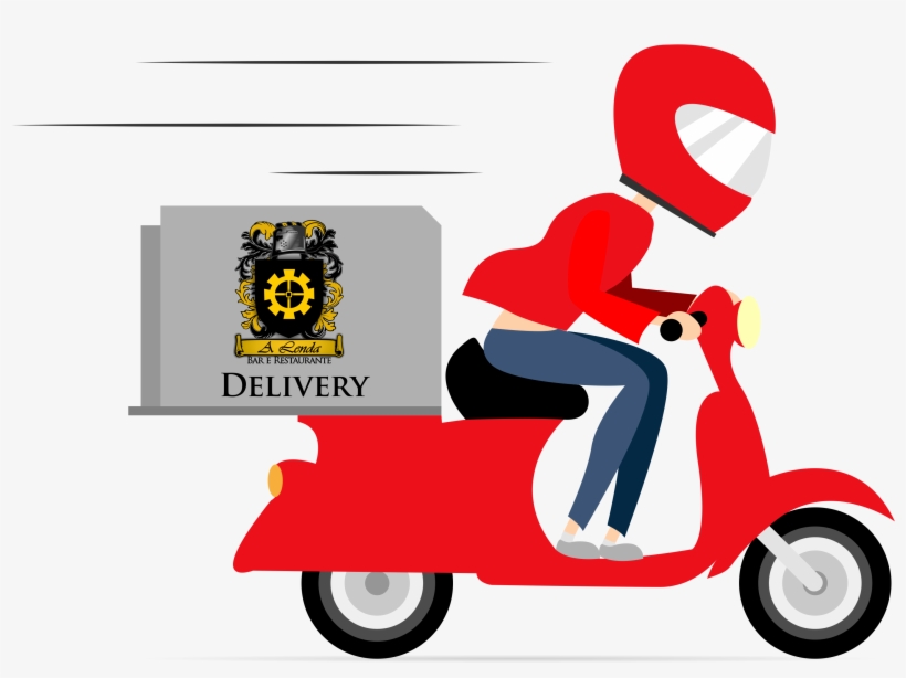Electric Water Pump Blue Motor Png - Home Delivery Bike Png, transparent png #9327548