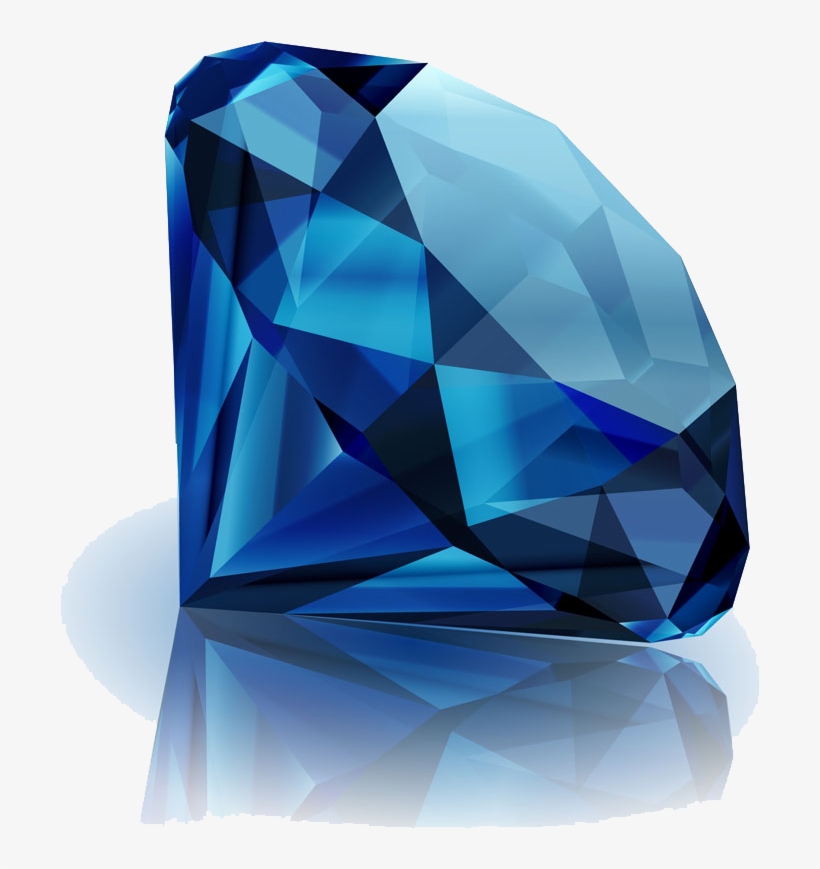 Blue Diamond Gemstone Gem Jewellery Png File Hd Clipart - Blue Diamond, transparent png #9327650