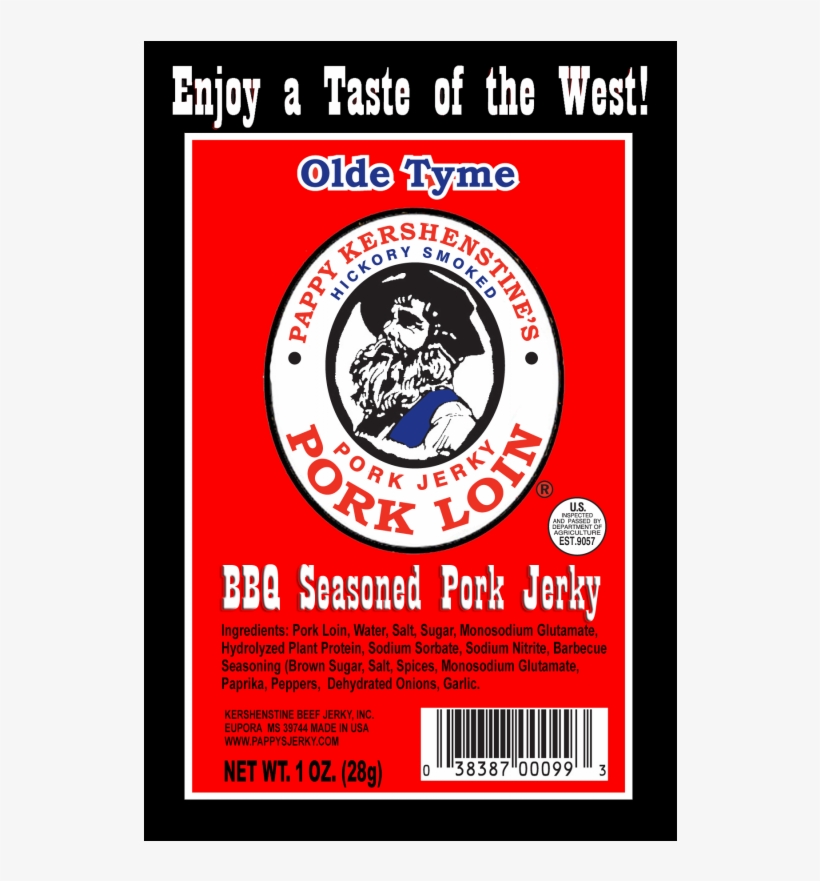 Bag Bbq Pork Loin Jerky - Super 400 Blast The Message, transparent png #9327972