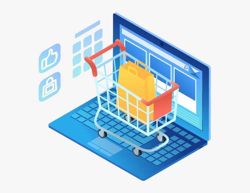 Ecommerce Development - Online Shopping, transparent png #9329184