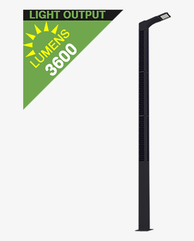 Sl21 Solar Icon2 Led Street Light - Square Street Light Pole, transparent png #9329403