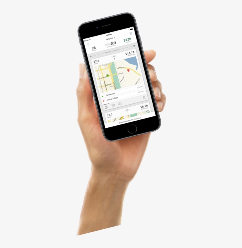 Mileage Logging Made Easy - Mobile Device, transparent png #9330215