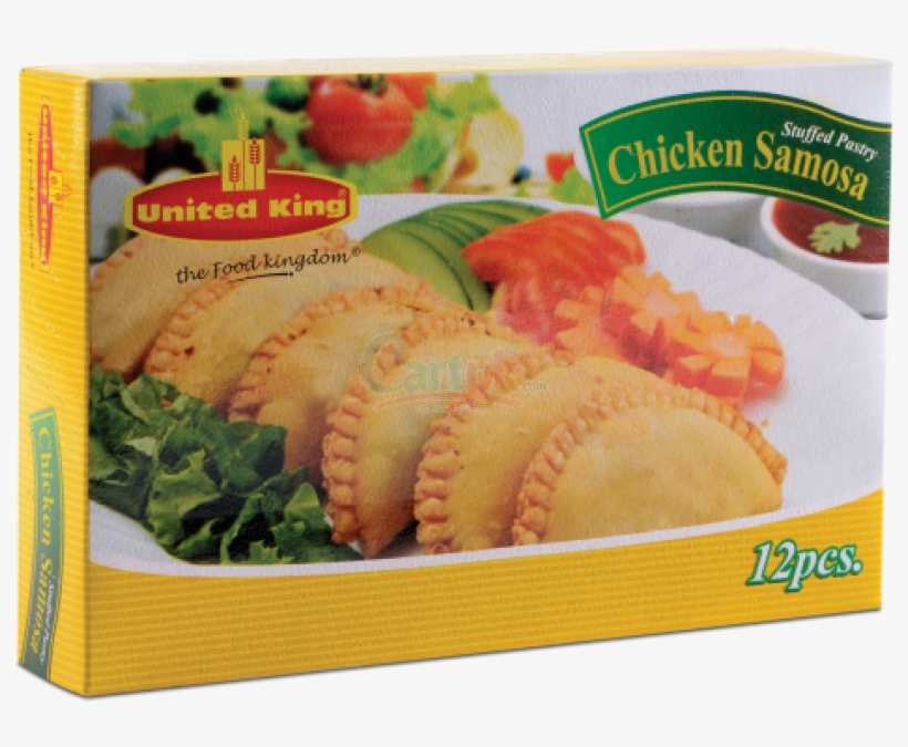 United King Chicken Samosa D Shape 12pcs - United King, transparent png #9330681