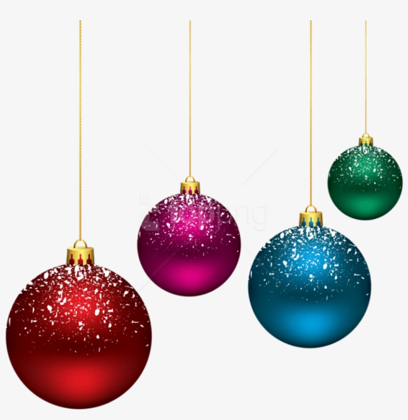 Free Png Christmas Snowy Balls Png Clip-art Png - Merry Christmas Balls Png, transparent png #9332424