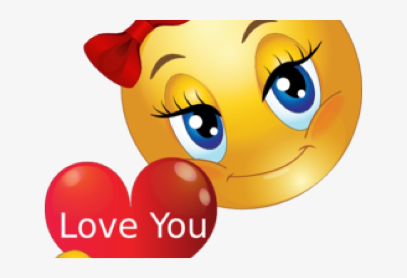 Smiley Clipart Love - Love You Emojis, transparent png #9332547