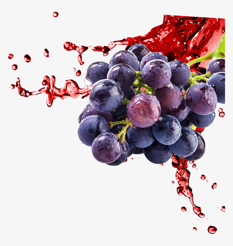 Red Grape Liqui Fruit - Grape Juice Splash Png, transparent png #9333000