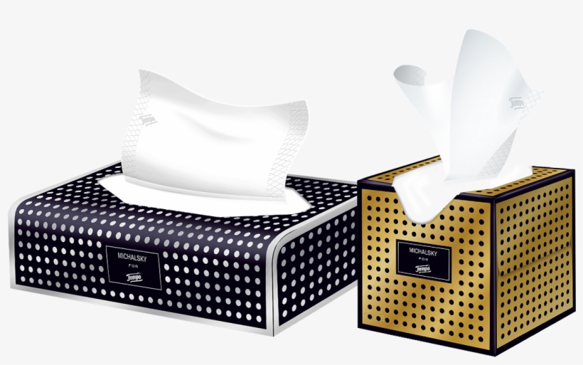 Tempo Taschentuch Box - Tempo Michalsky Design Boxen, transparent png #9333401