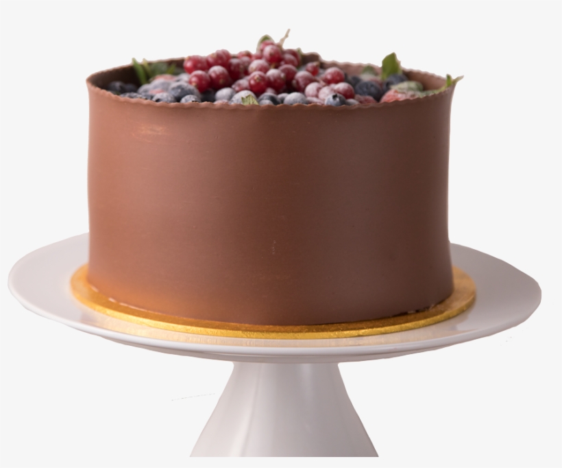 Fresh Handmade 6" Fruits Of The Forest Gateau With - Birthday Cake, transparent png #9333668