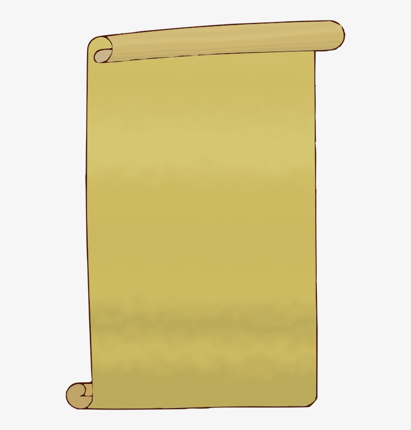 Scroll - Brass, transparent png #9333704