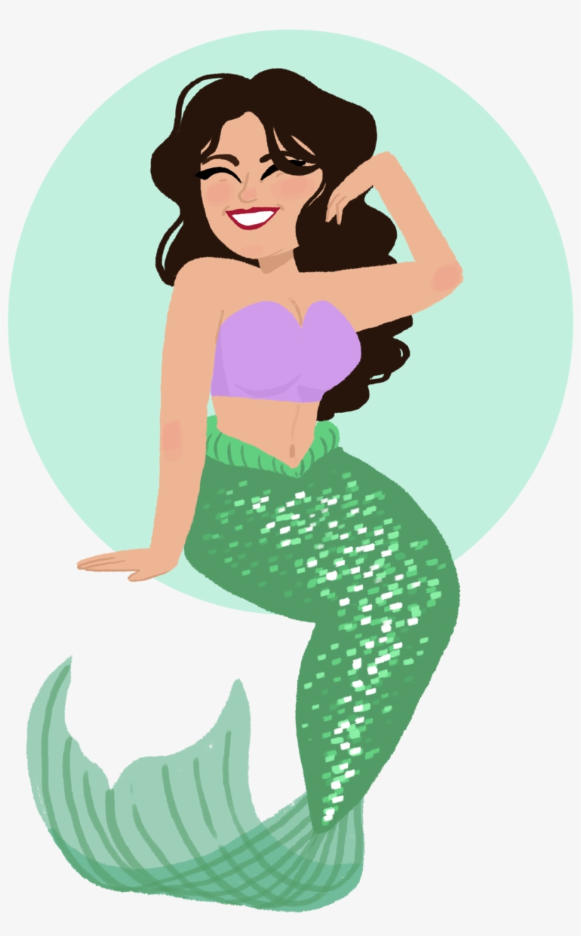 Mermaid Portrait Commission - Mermaid, transparent png #9333966