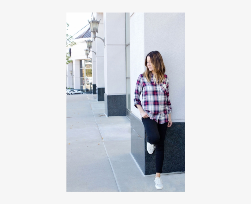 Plaid Top - Plaid, transparent png #9334791