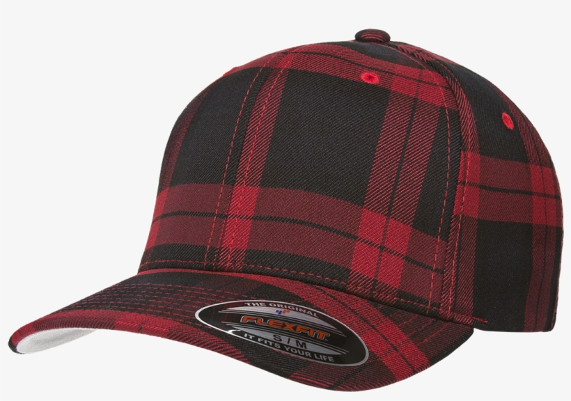 6197 Flexfit Tartan Plaid Cap - Baseball Cap, transparent png #9334813