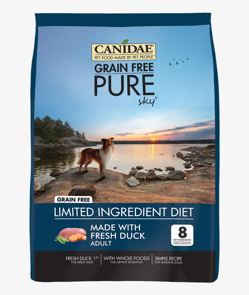 Canidae Grain Free Pure Sky With Duck Dry Dog Food - Canidae Bison Dog Food, transparent png #9334981