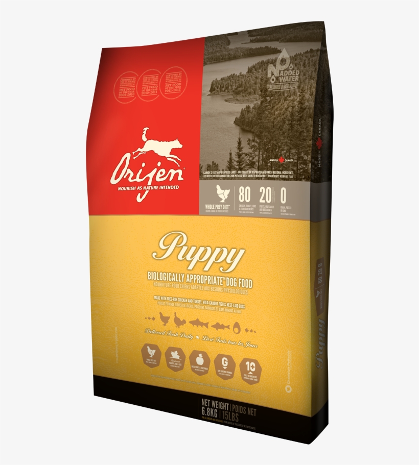 Orijen Puppy Dry Dog Food - Orijen Dog Food Puppy, transparent png #9335275