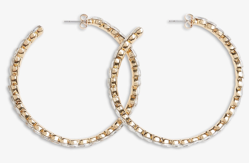 Hoop Earrings Yellow - Body Jewelry, transparent png #9336465