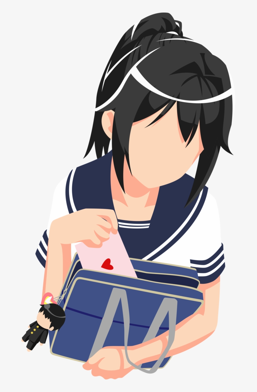 Yandere Simulator By Carionto - Yandere Simulator Cute, transparent png #9337193