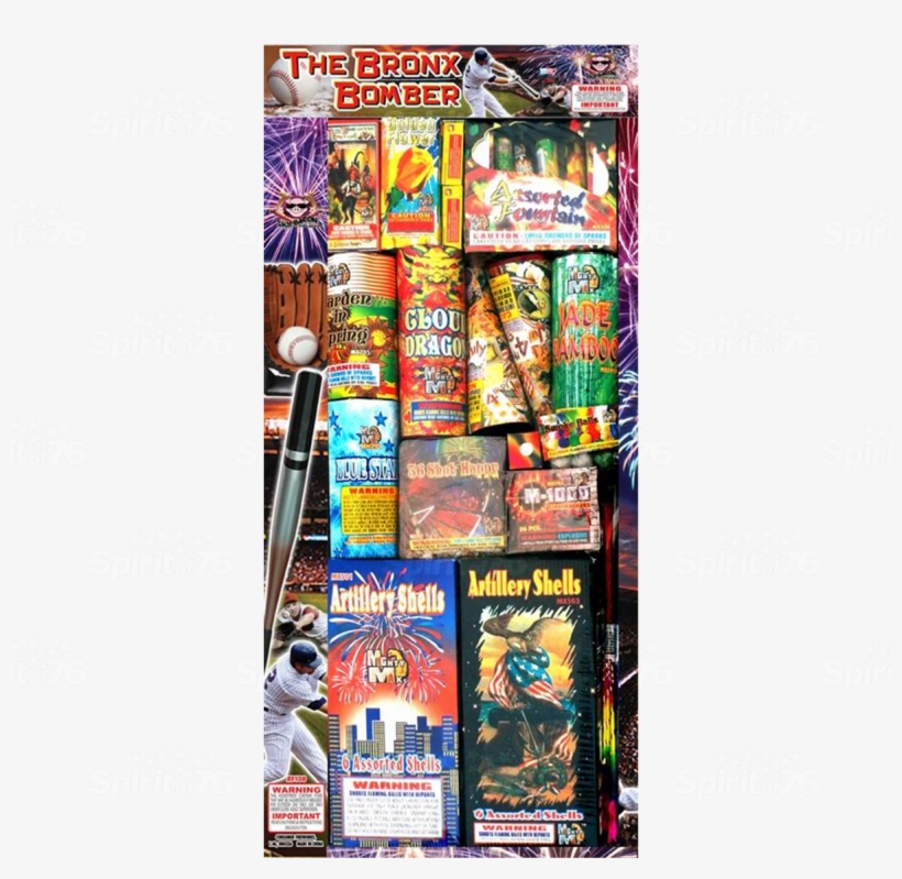 This Large Assortment Has All The Fireworks Staples - Convenience Store, transparent png #9337655