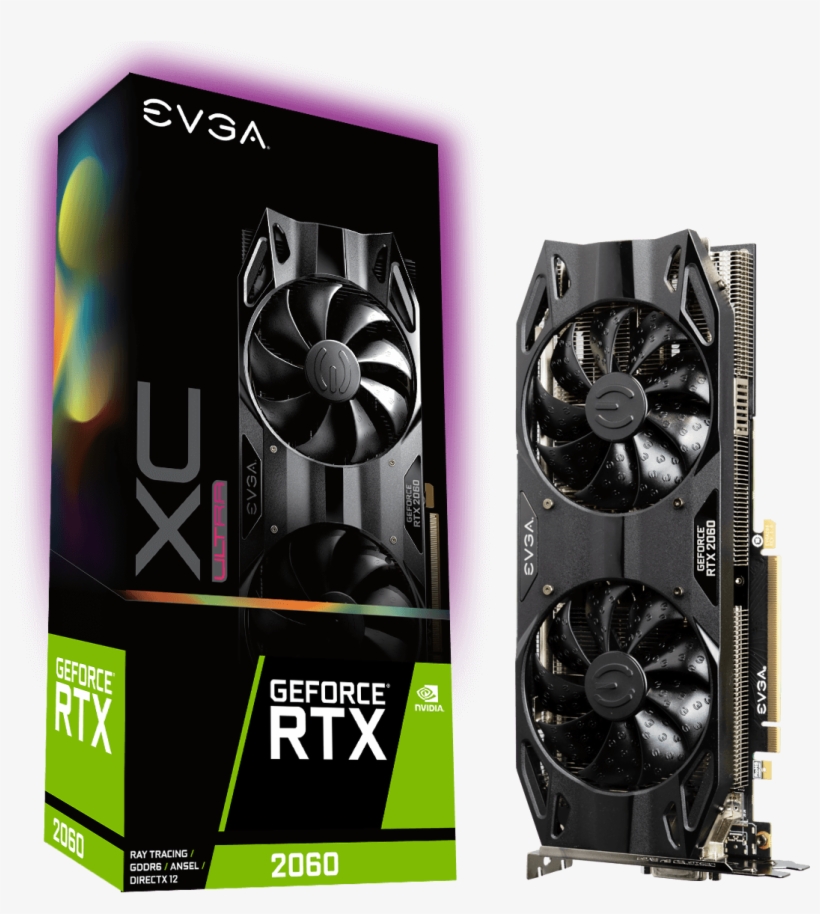 Evga Geforce Rtx 2060 Xc Ultra Gaming, 06g P4 2167 - Evga Geforce Rtx 2060 Xc Ultra Gaming, transparent png #9338072