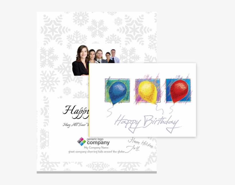 Sample Personalized Business Greeting Cards - Graphic Design, transparent png #9338734