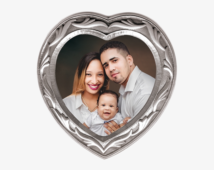 Heart Rhodium Frame - Humanae Vitae 50th Anniversary, transparent png #9338780