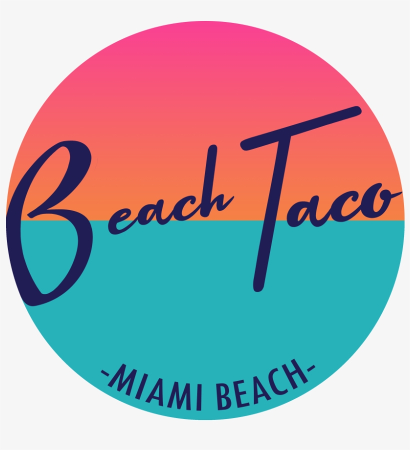 Beach Taco Miami Beach Logo - Circle, transparent png #9338985