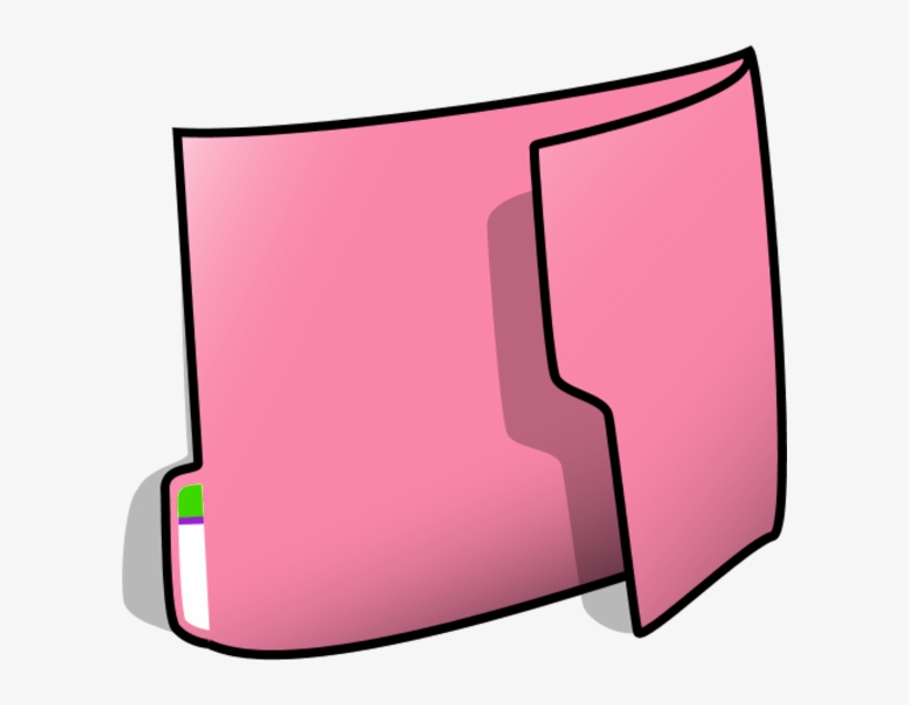 Folders Clipart Filing Folder - Cartoon Folder, transparent png #9339240