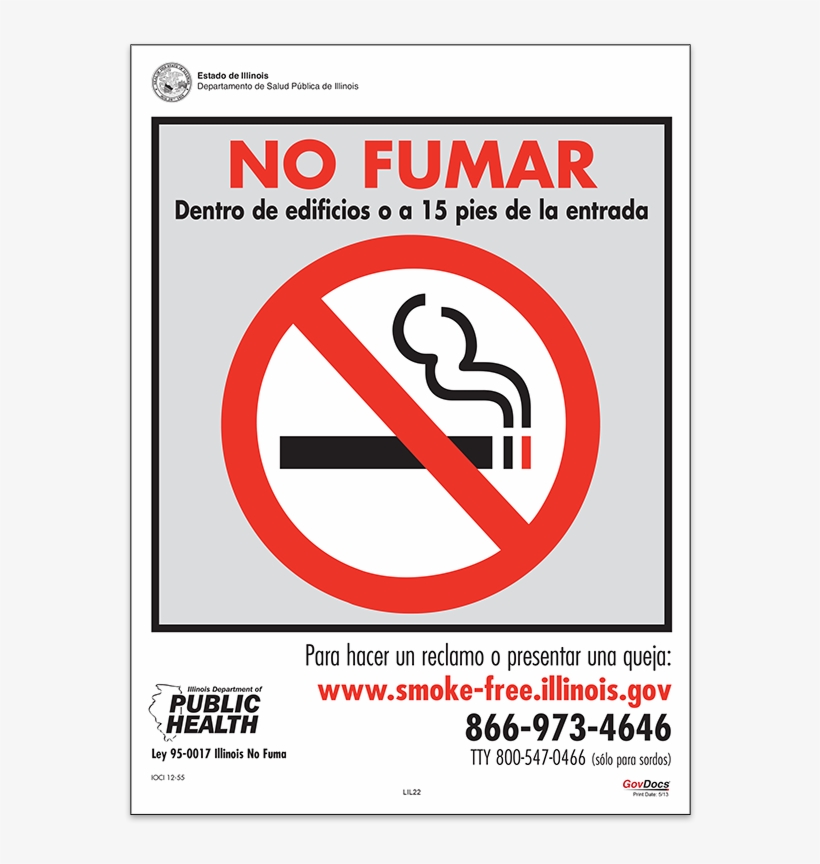 Zoom - No Smoking Sign By Law, transparent png #9339473
